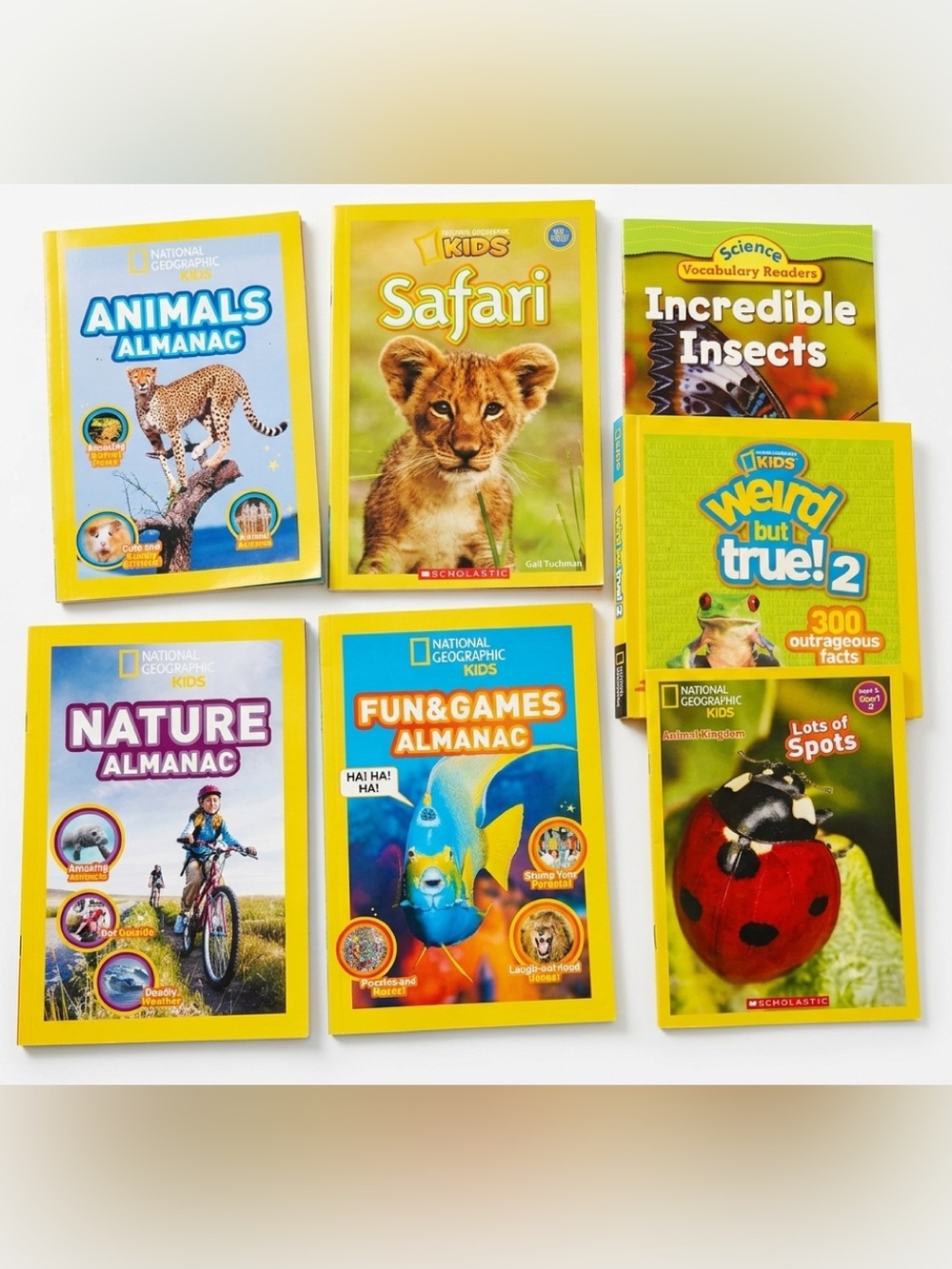 National Geographic Kids Early Reader Non Fiction Learn To Read Books 7 Titles